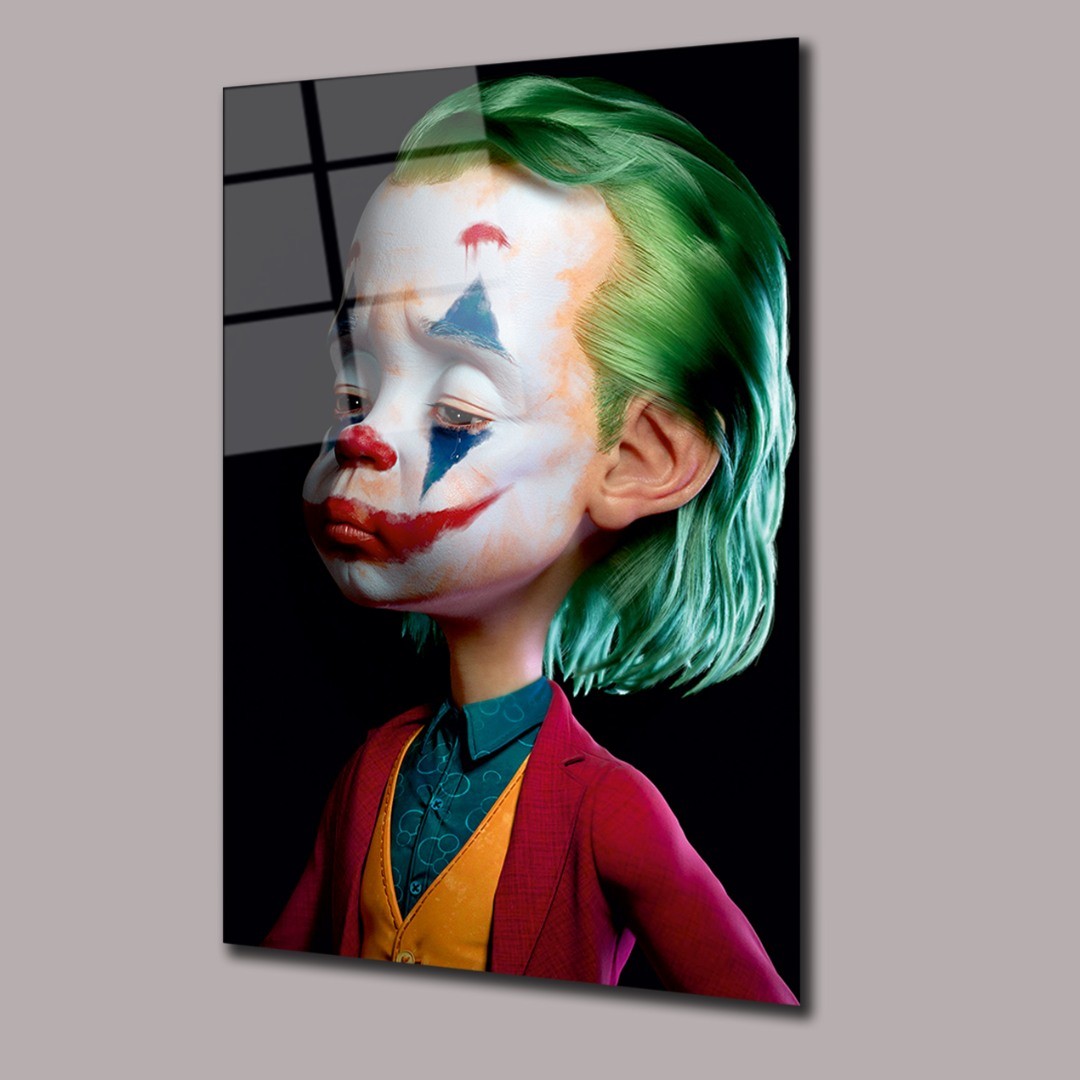 Bebek Joker Sinema Ve Ünlüler Cam Tablo #PCT0877