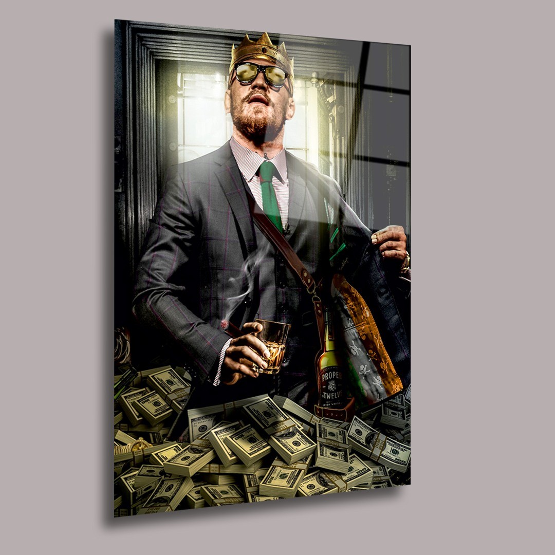 Conor McGregor Sinema Ve Ünlüler Cam Tablo #PCT0881