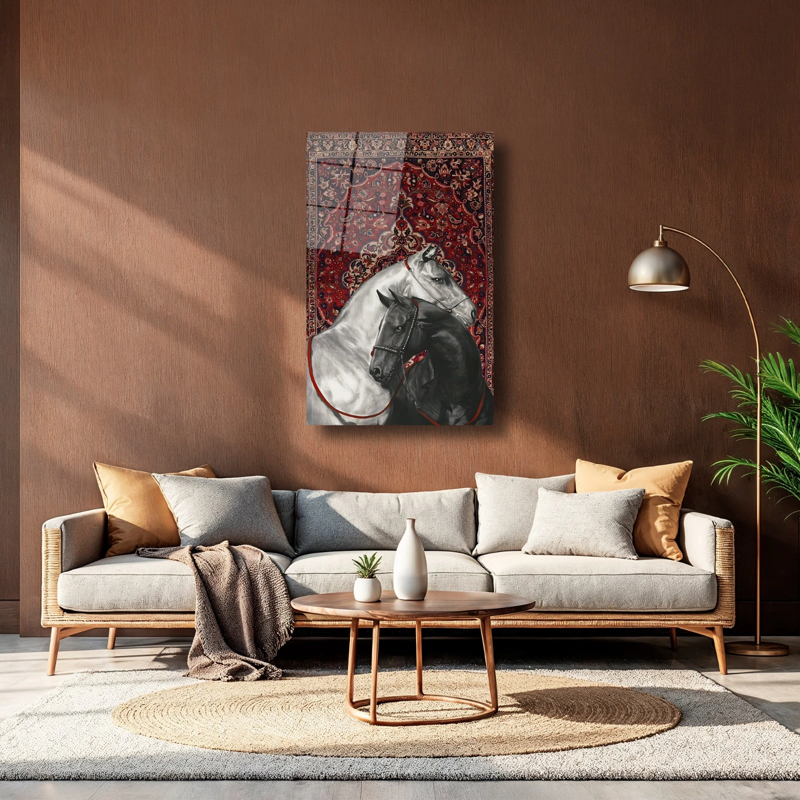 Derin Bağ ve Asalet Cam Tablo #PCT2001 