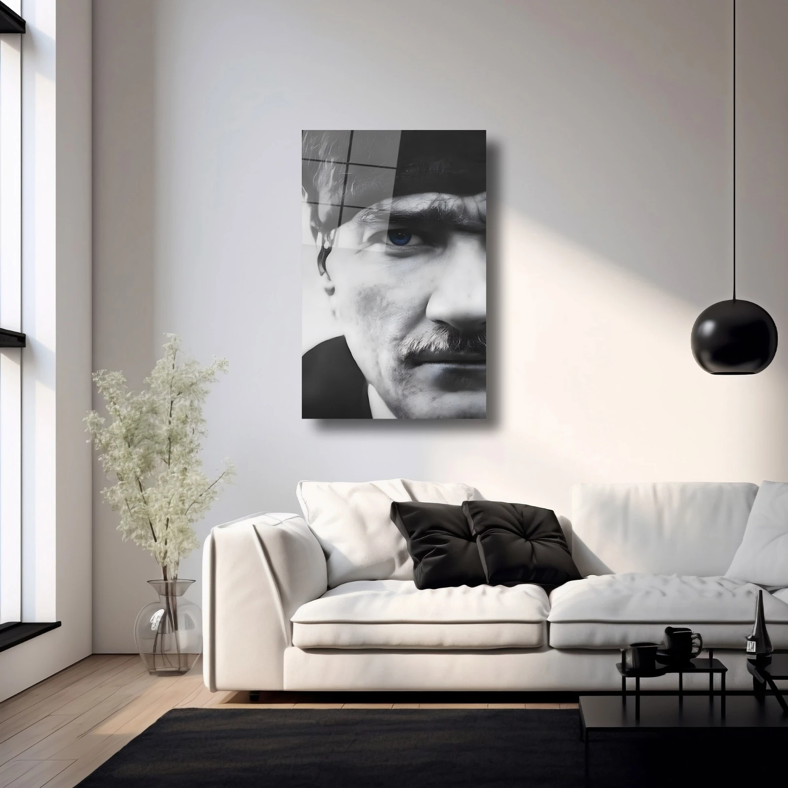 Mustafa Kemal Atatürk'ün Asil İfadesi Cam Tablo #PCT2002