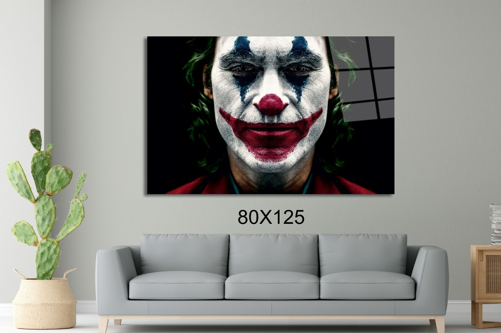 Joker- Joaquin Phoenix 2019 Sinema Ve Ünlüler Cam Tablo #PCT0935