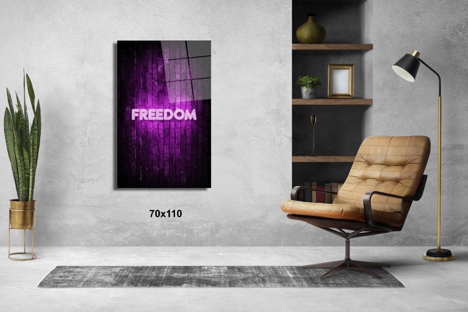 Freedom Neon Cam Tablo #PCT0768
