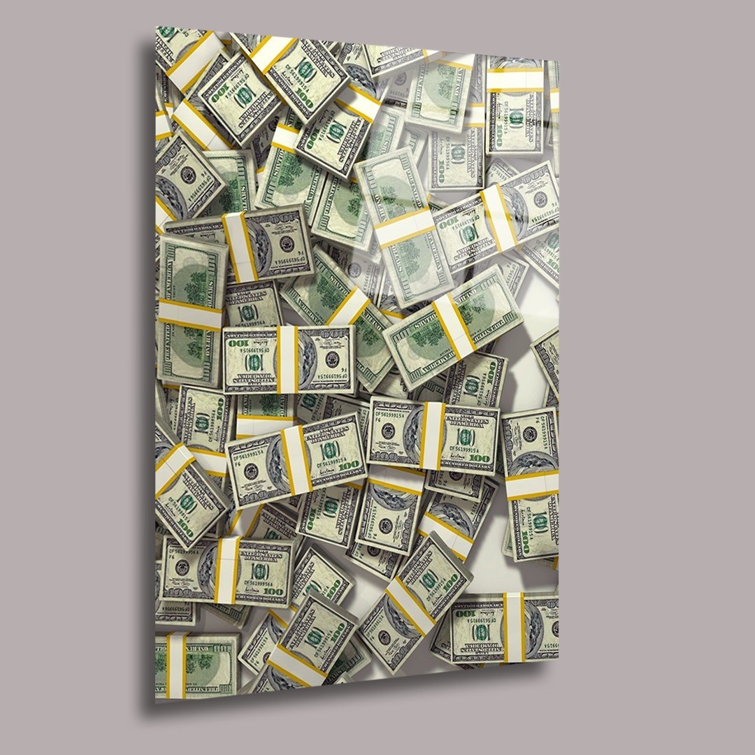 Dolar Balyaları  Dolar Cam Tablo #PCT0795