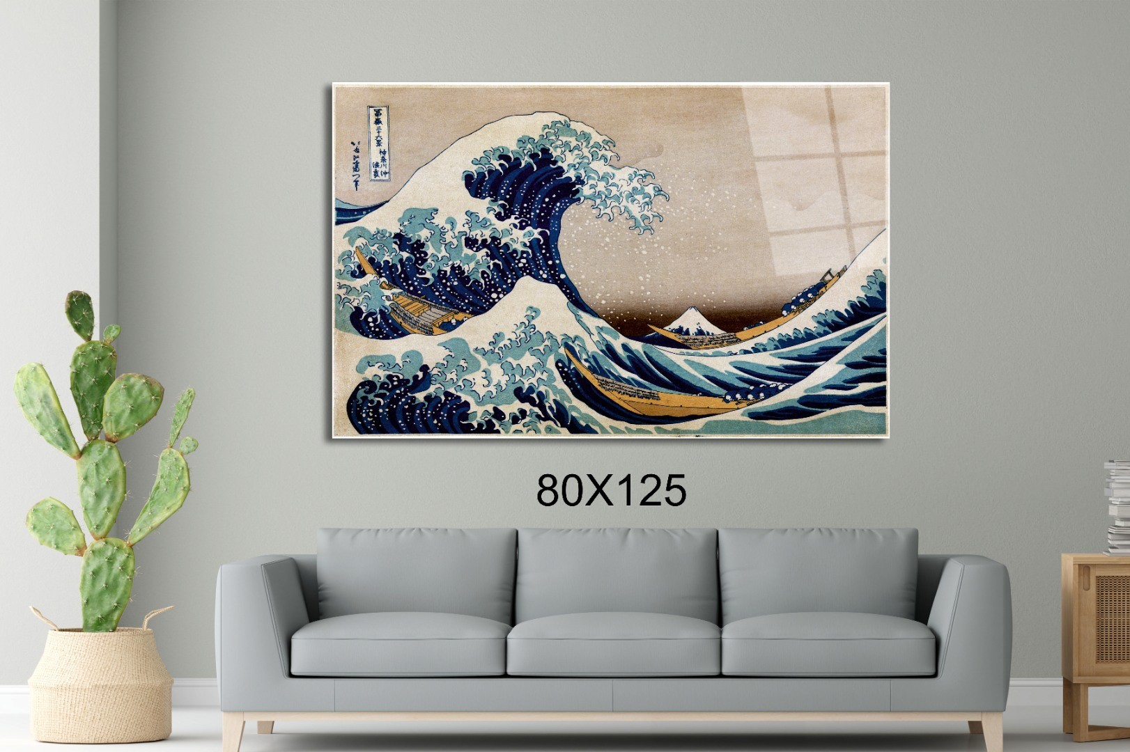 Wave Of Kanagawa Katsushika Hokusai Başyapıtlar Cam Tablo #PCT0556