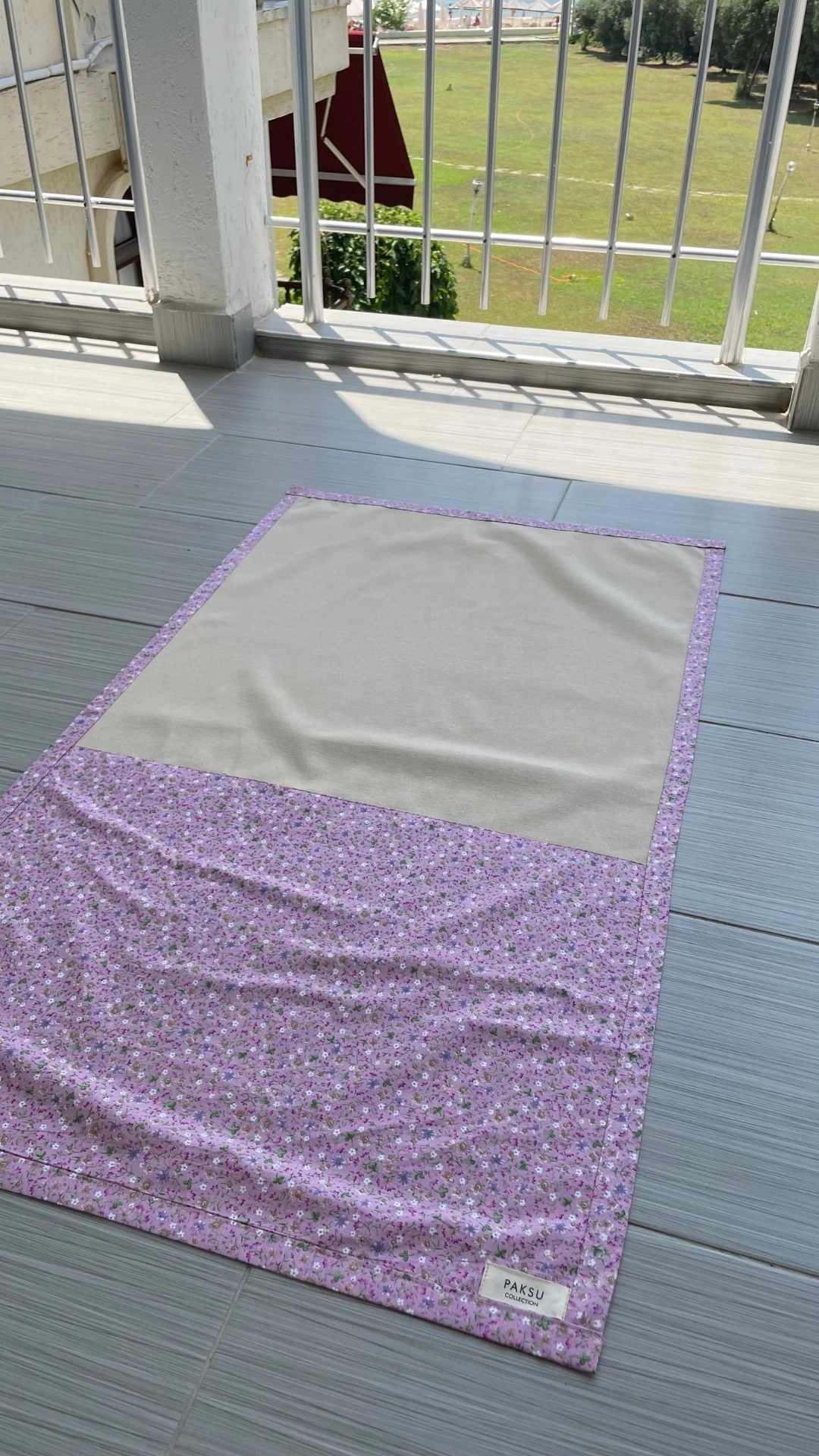 Keten Çiçekli Seccade