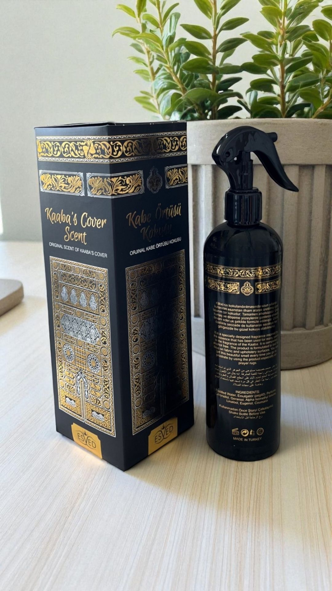 Seccade ve Oda Kokusu Spreyi - Kabe Örtüsü Kokusu 400 ml