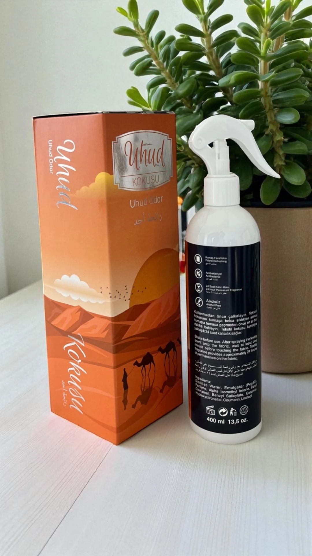 Seccade ve Oda Kokusu Spreyi - Uhud Kokusu 400 ml