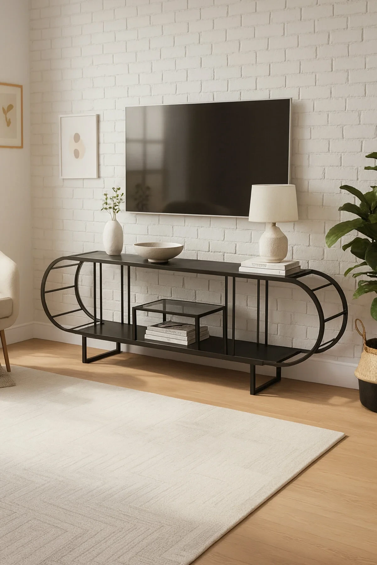 Rio Tv Ünitesi Raflı Televizyon Sehpası