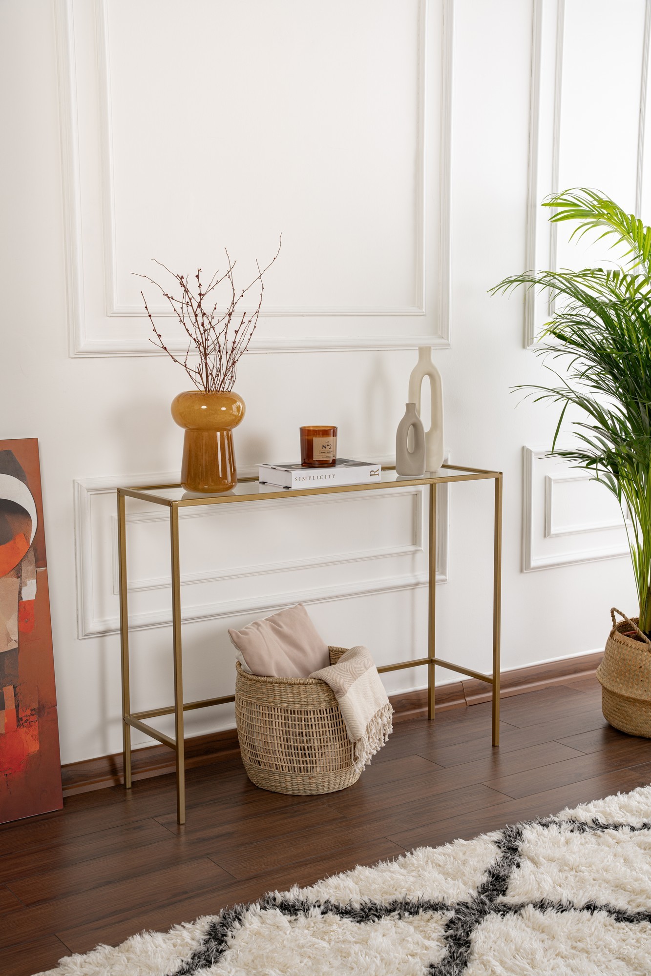 Canvas Dresuar - Gold
