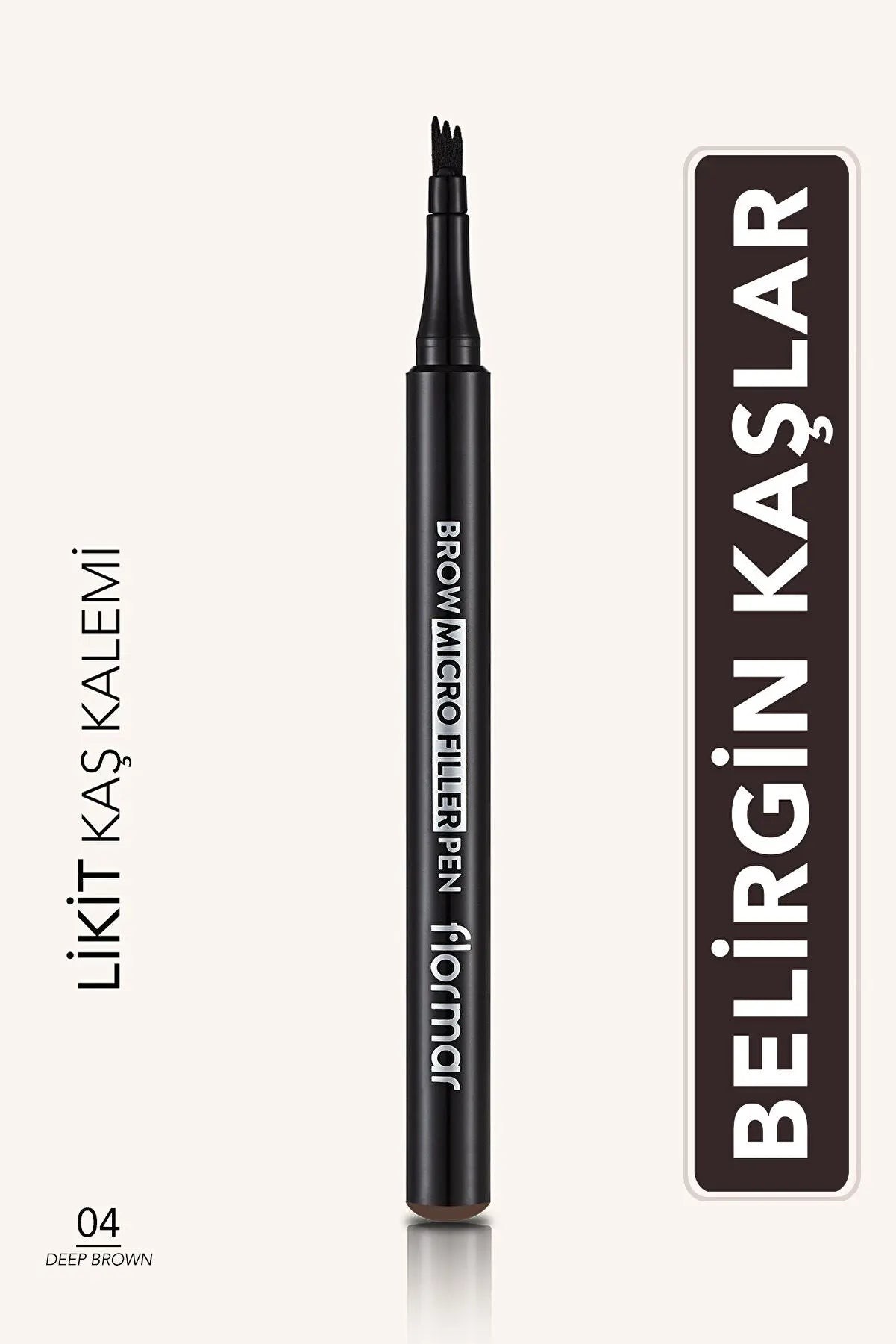 Eyebrow Filling Pen (dark Brown) - Brow Micro Filler Pen - 004 Deep Brown