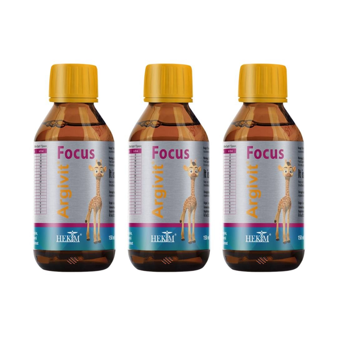 Argivit Focus Syrup 150 ml - 3 packs