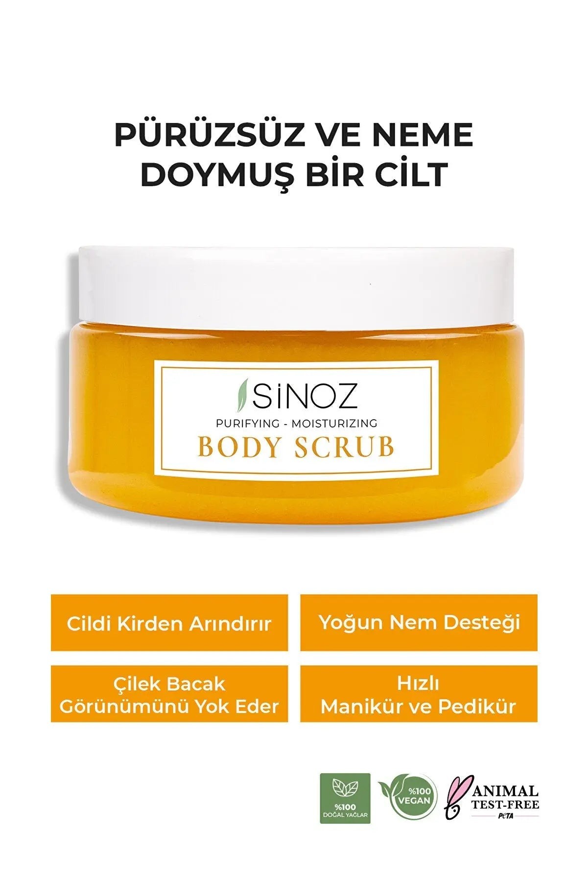 Body Scrub Nourishing Purifying Moisturizing Body Peeling 300 gr