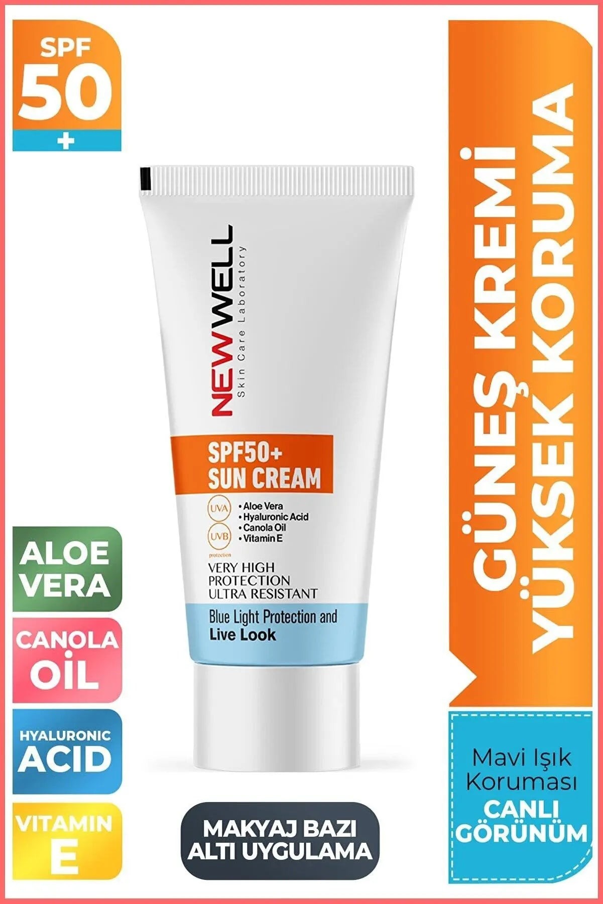Sun Cream High Protection SPF 50+ Aloe Vera