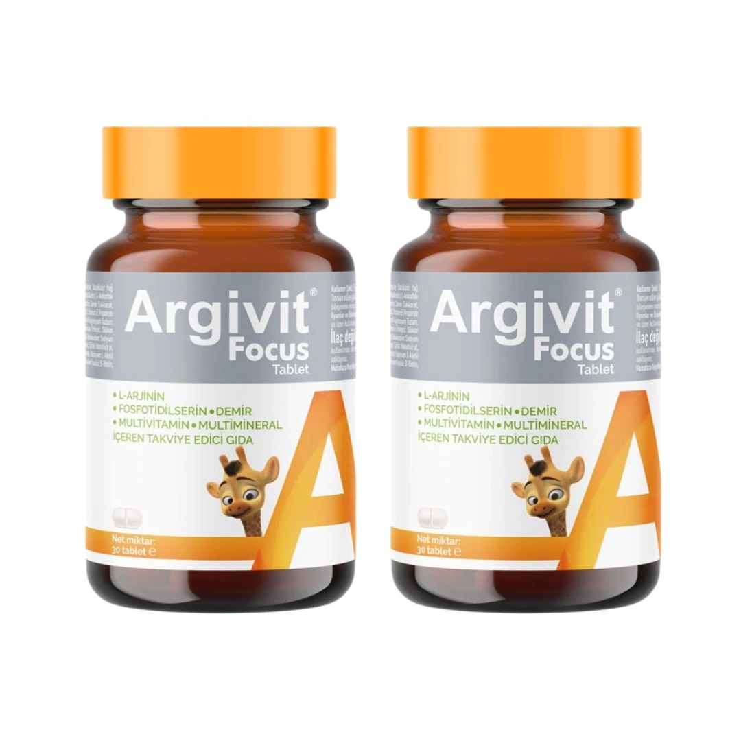 Argivit Focus Tablets 30 Tablets x 2 Packs