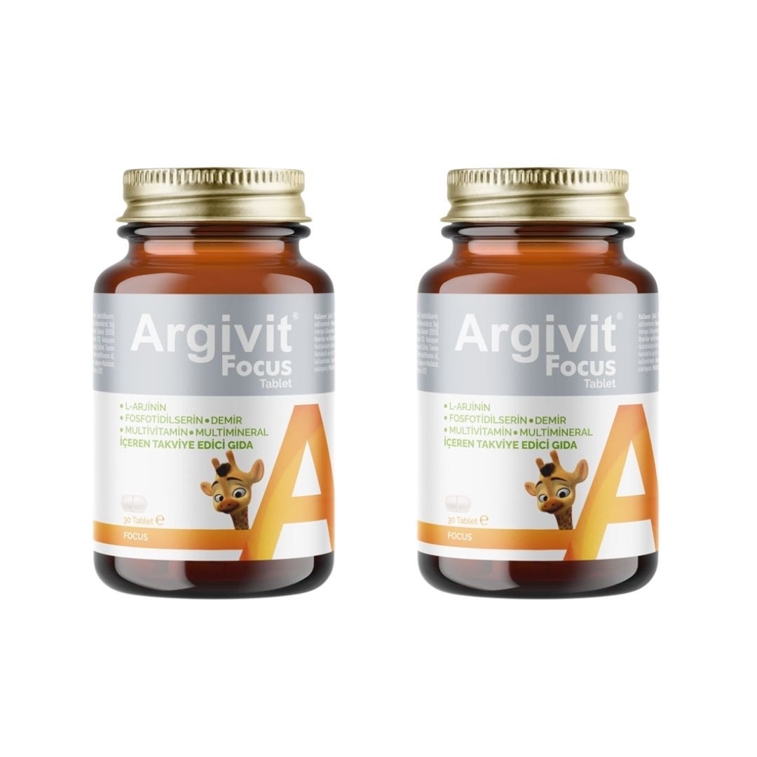 Argivit Focus Tablets 30 Tablets x 2 Packs