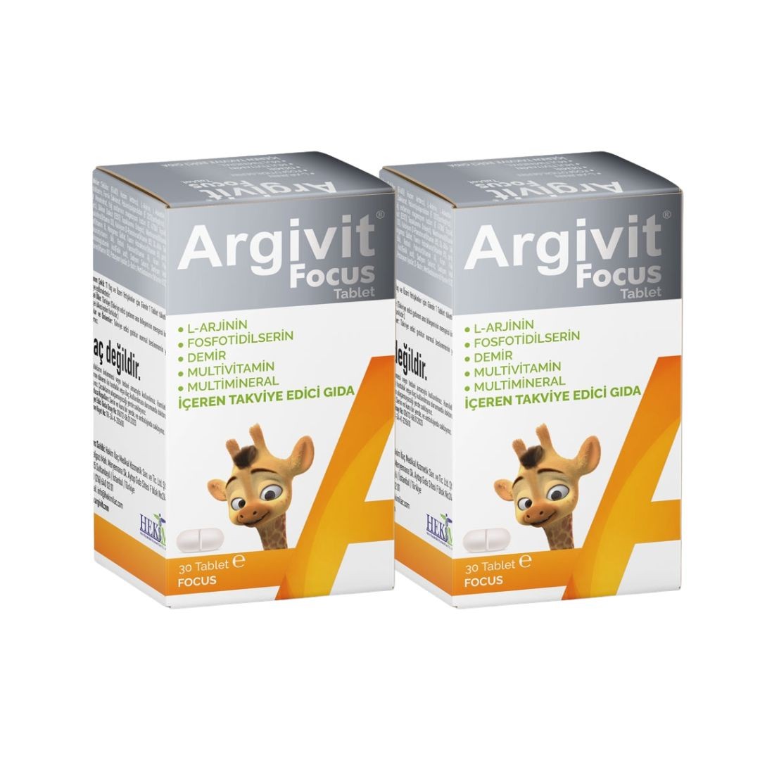 Argivit Focus Tablets 30 Tablets x 2 Packs