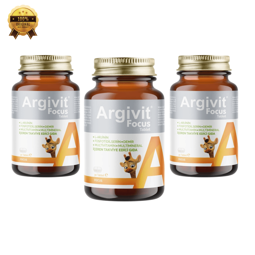 Argivit Focus Tablets - 3 Packs