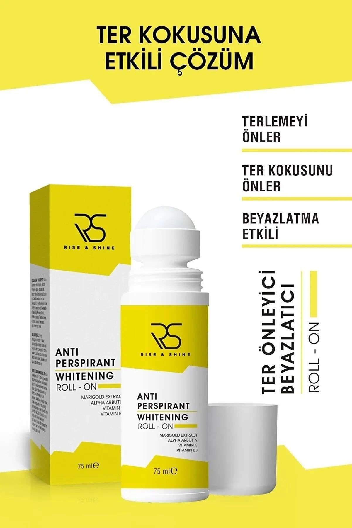 Antiperspirant Whitening Roll-on - 75 ml