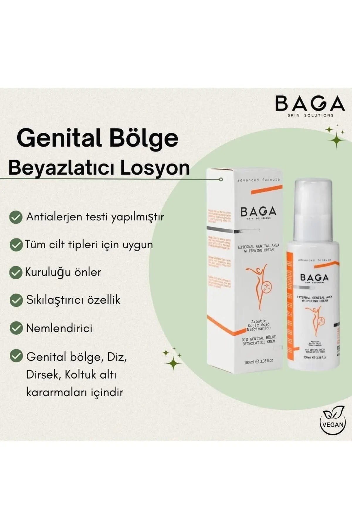 Genital Area Whitening Lotion