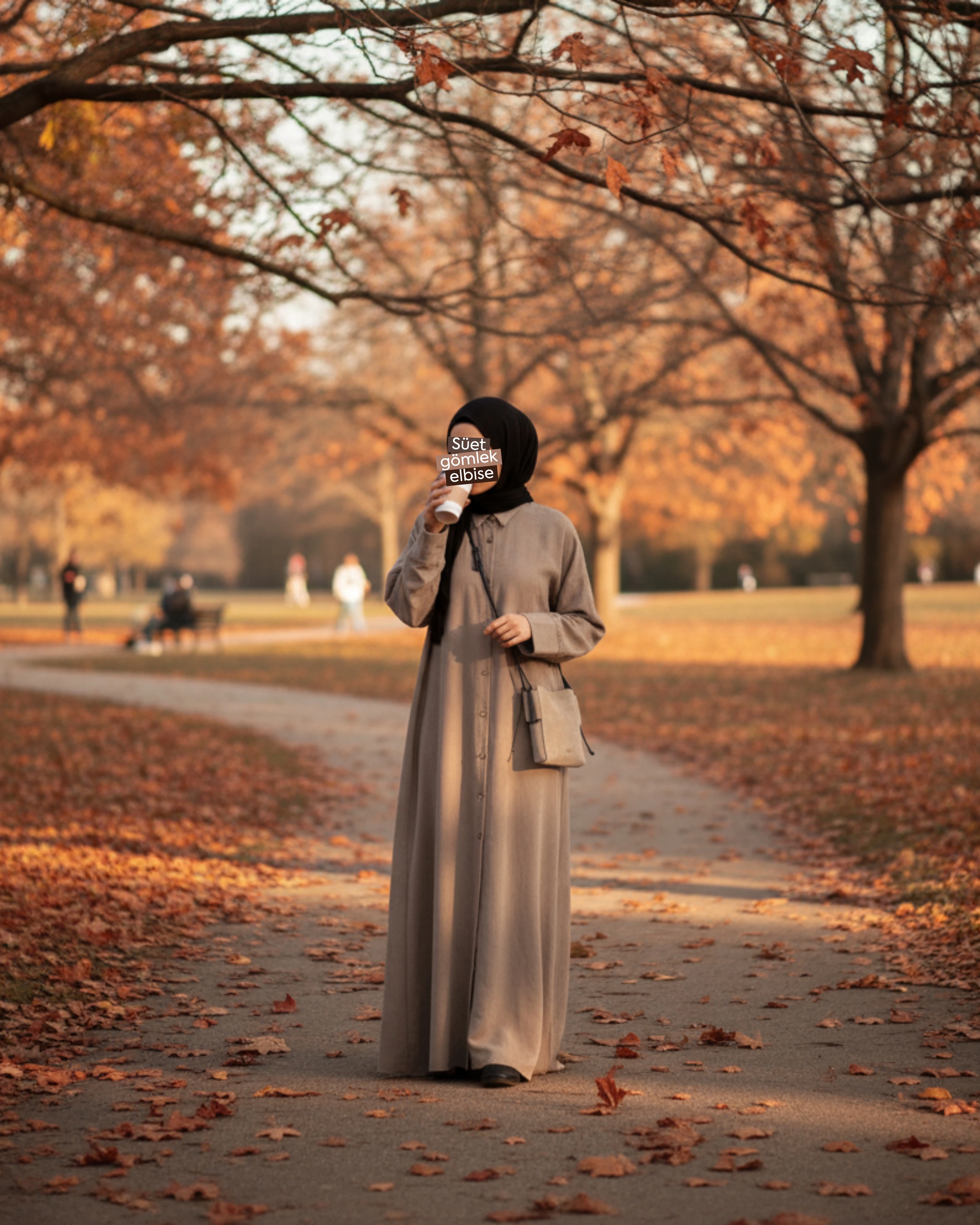 SÜET GÖMLEK ELBİSE