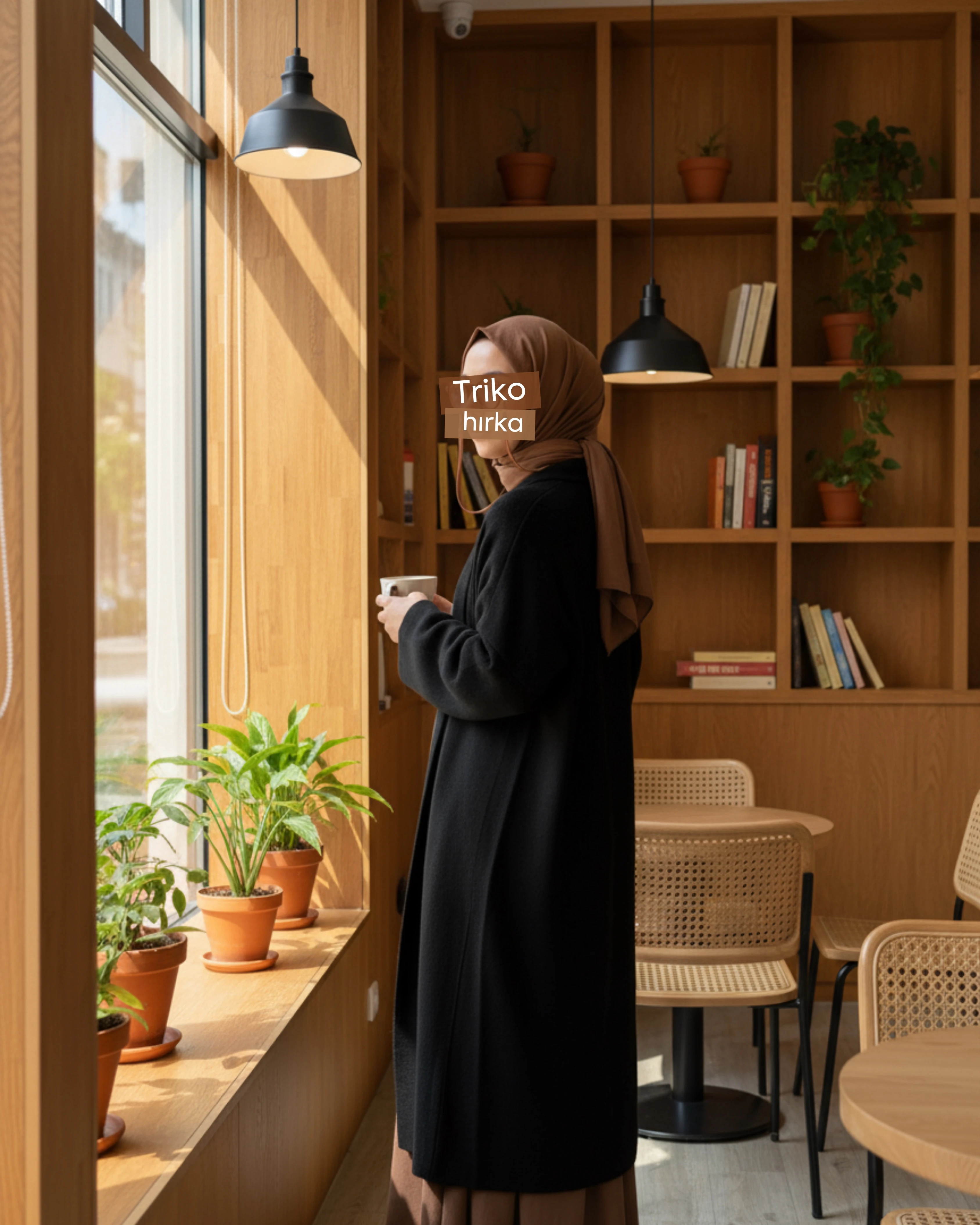 TAM BOY TRİKO HIRKA - SİYAH