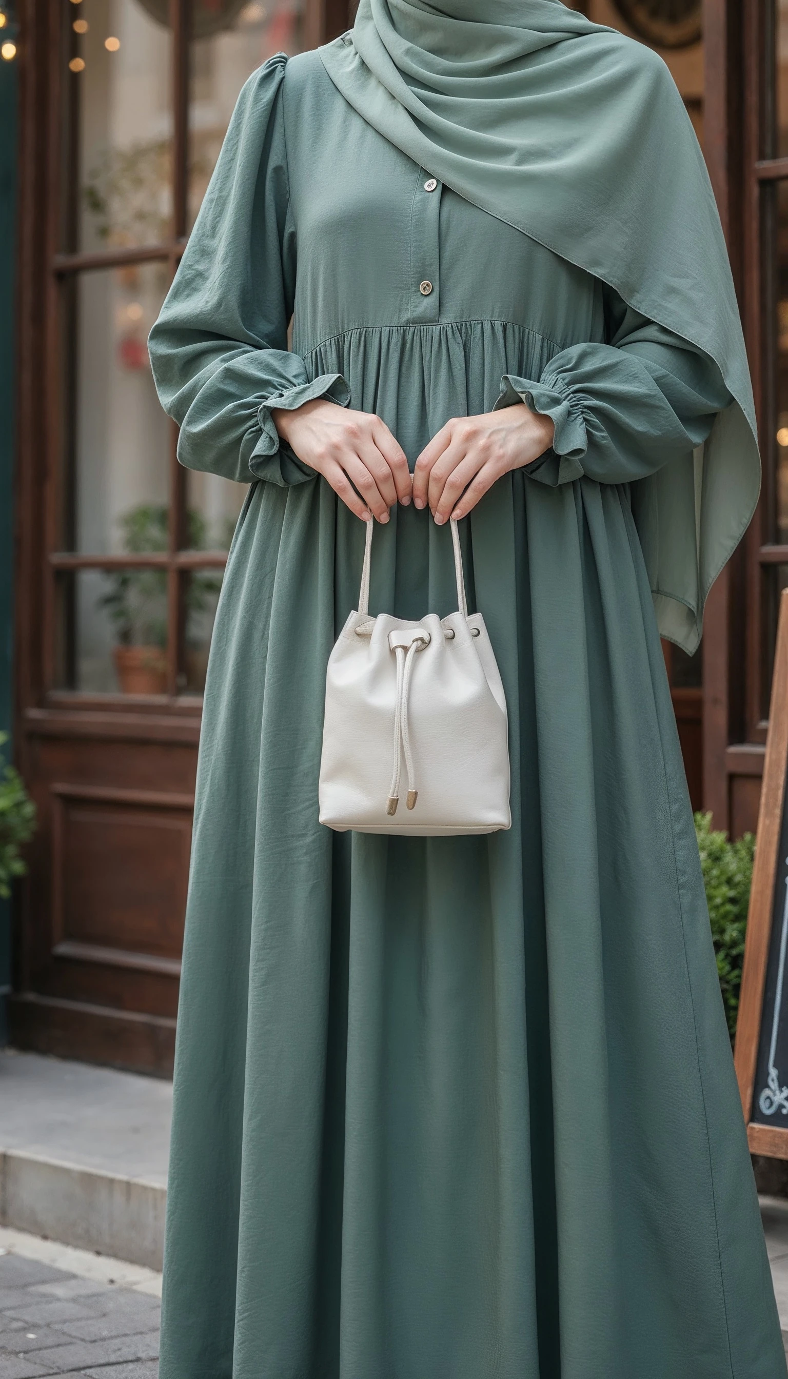 KUPRA ELBİSE - YEŞİL