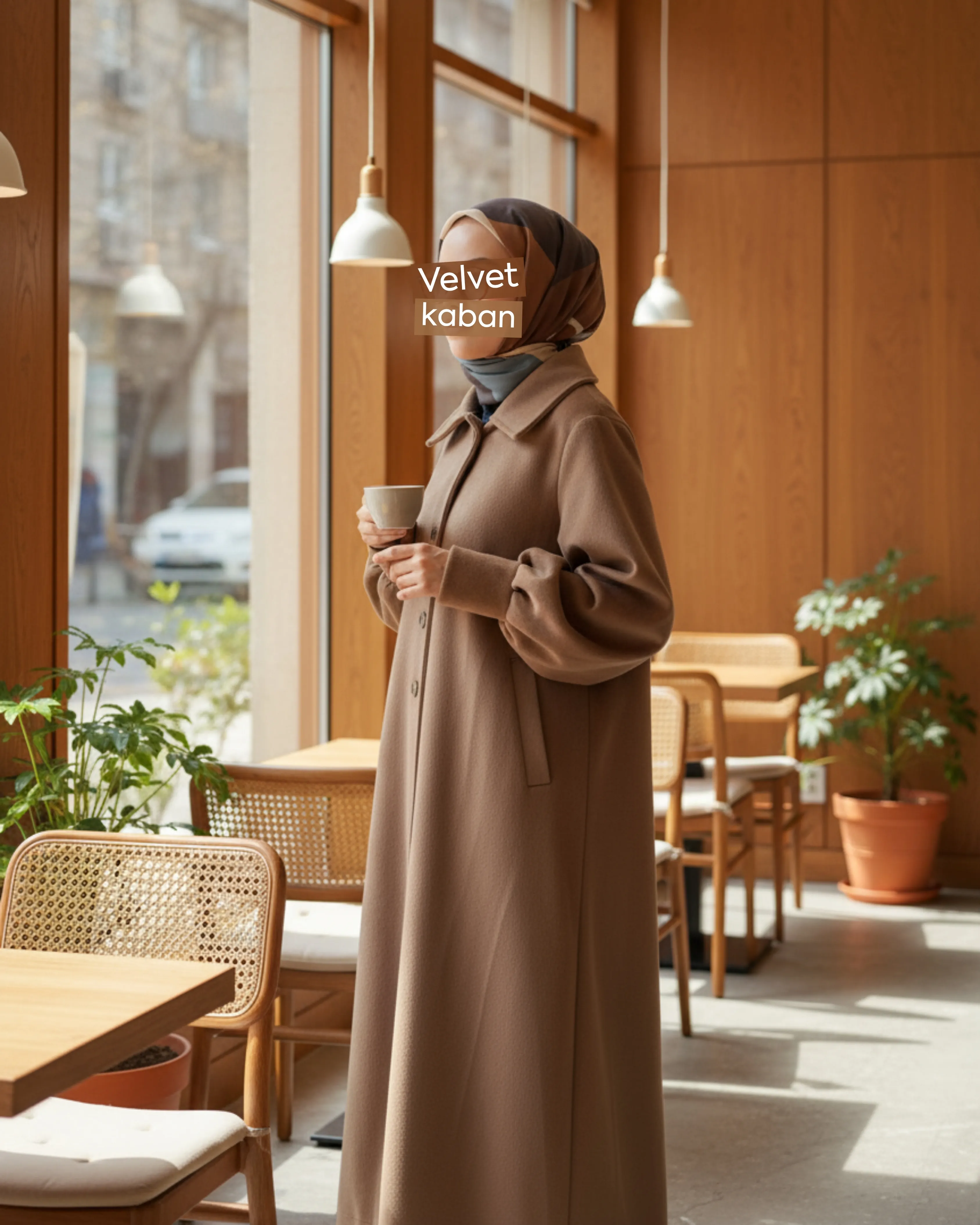 VELVET KABAN - KARAMEL