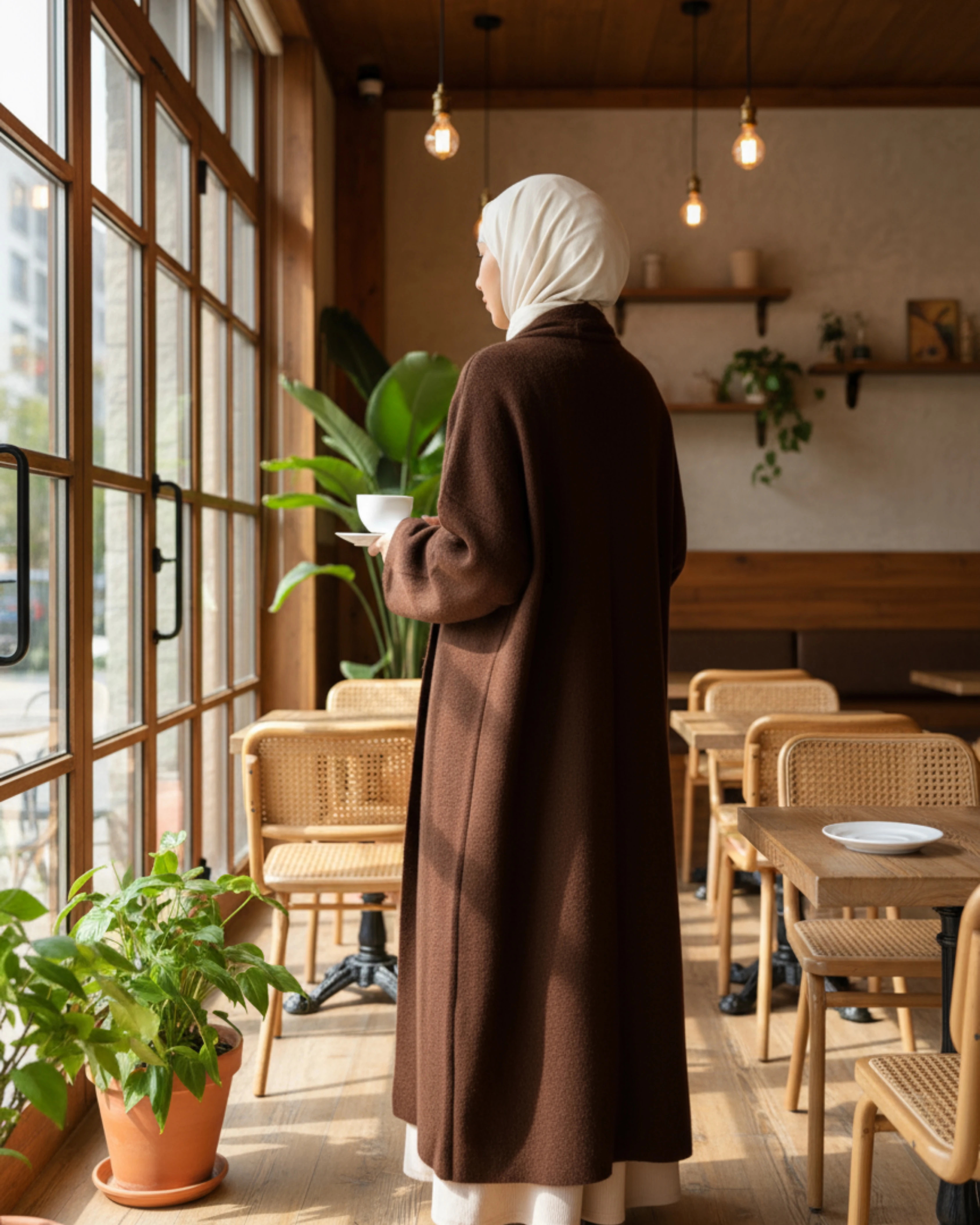 TAM BOY TRİKO HIRKA - KAHVERENGİ