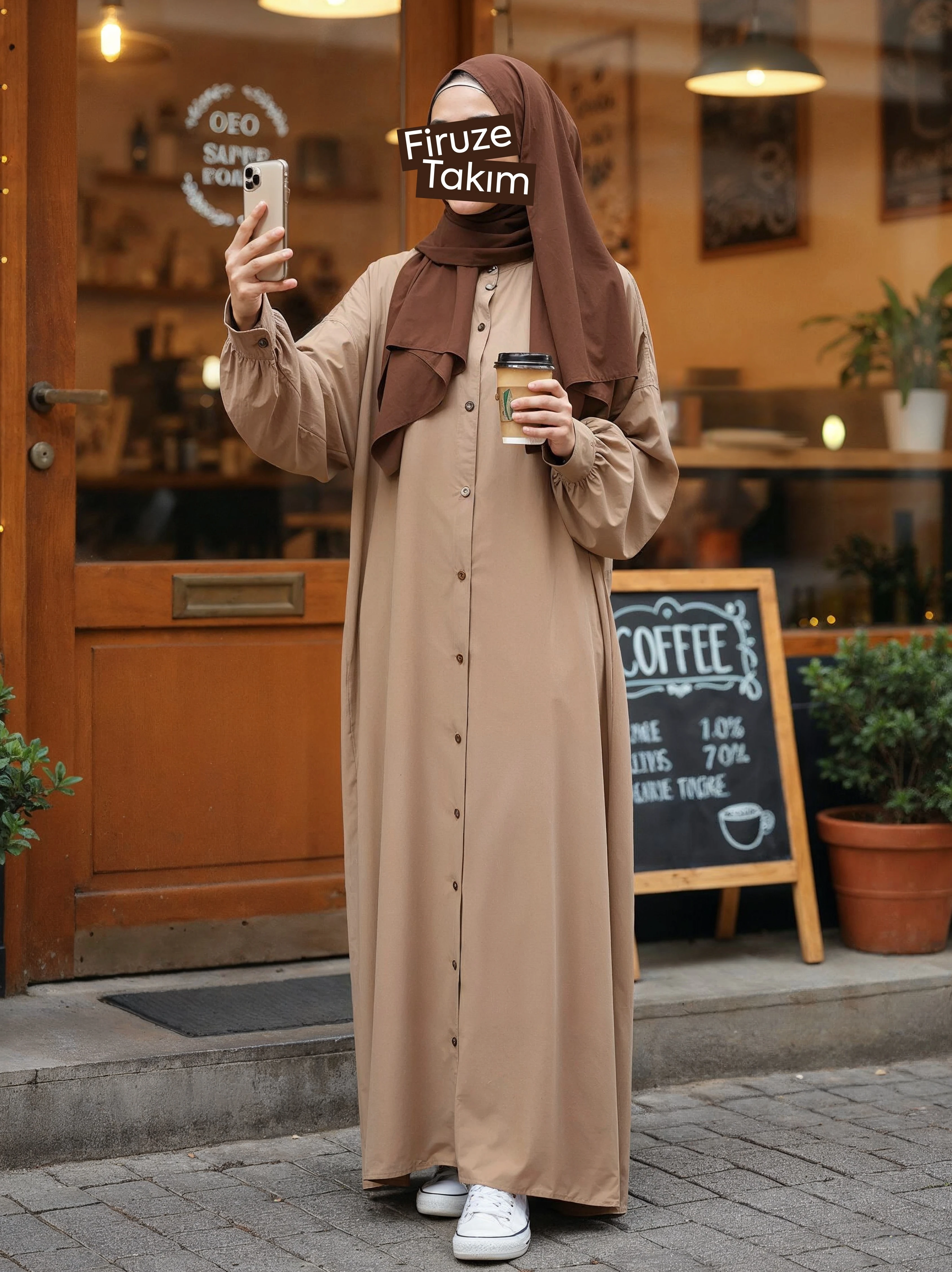 FİRUZE TAKIM - Sütlü Kahve