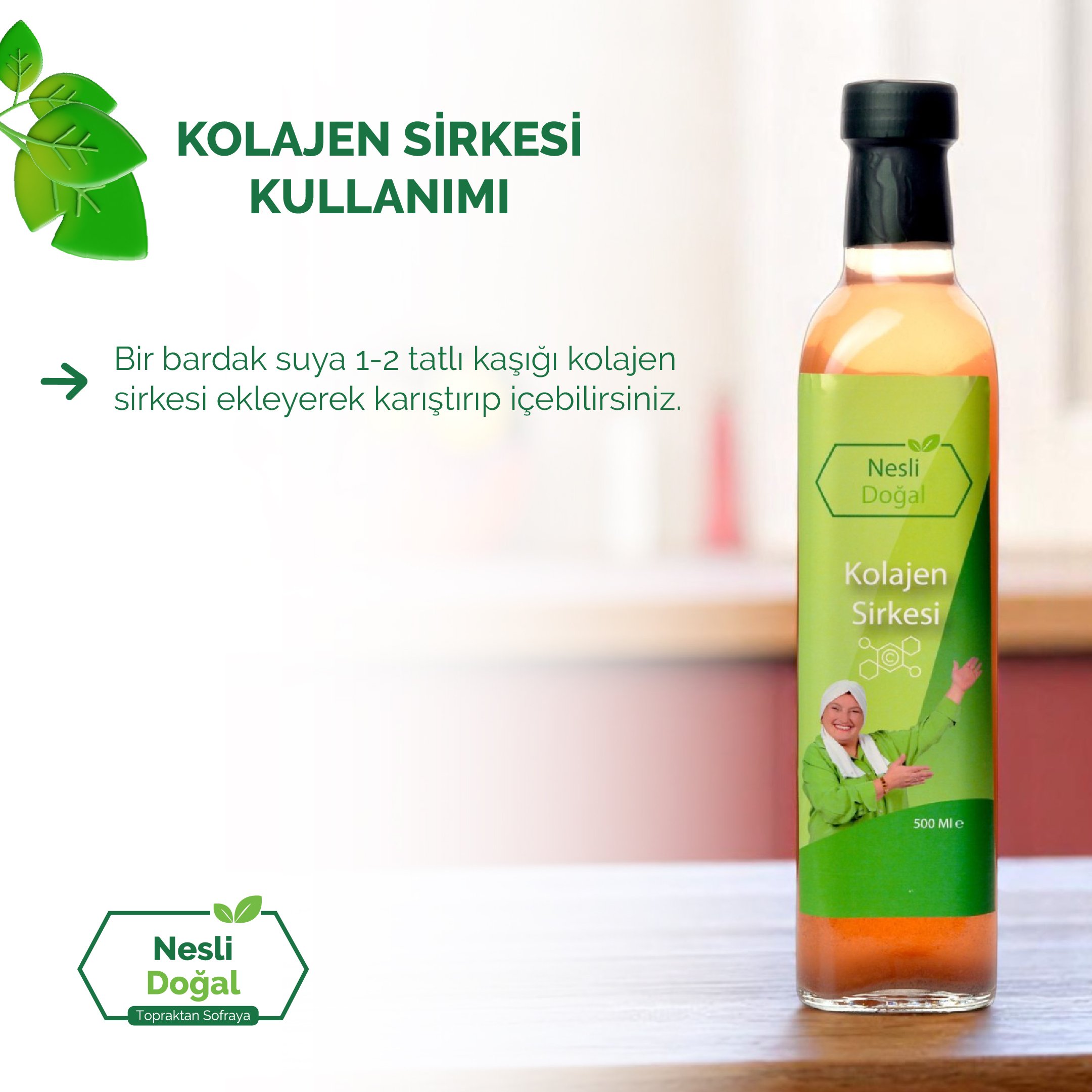 Kolajen Sirkesi 500 Ml