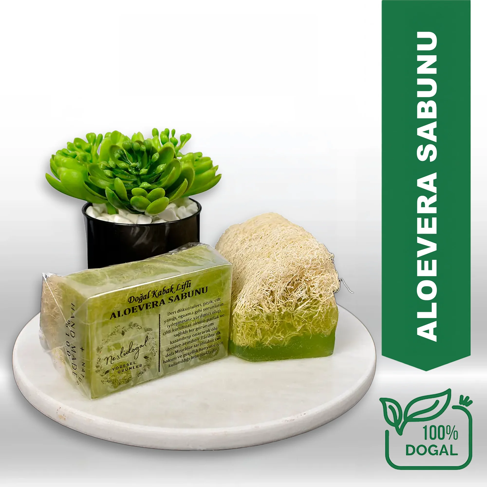Aloevera Sabunu ( Doal Kabak Lifli ) | Nesli Doal
