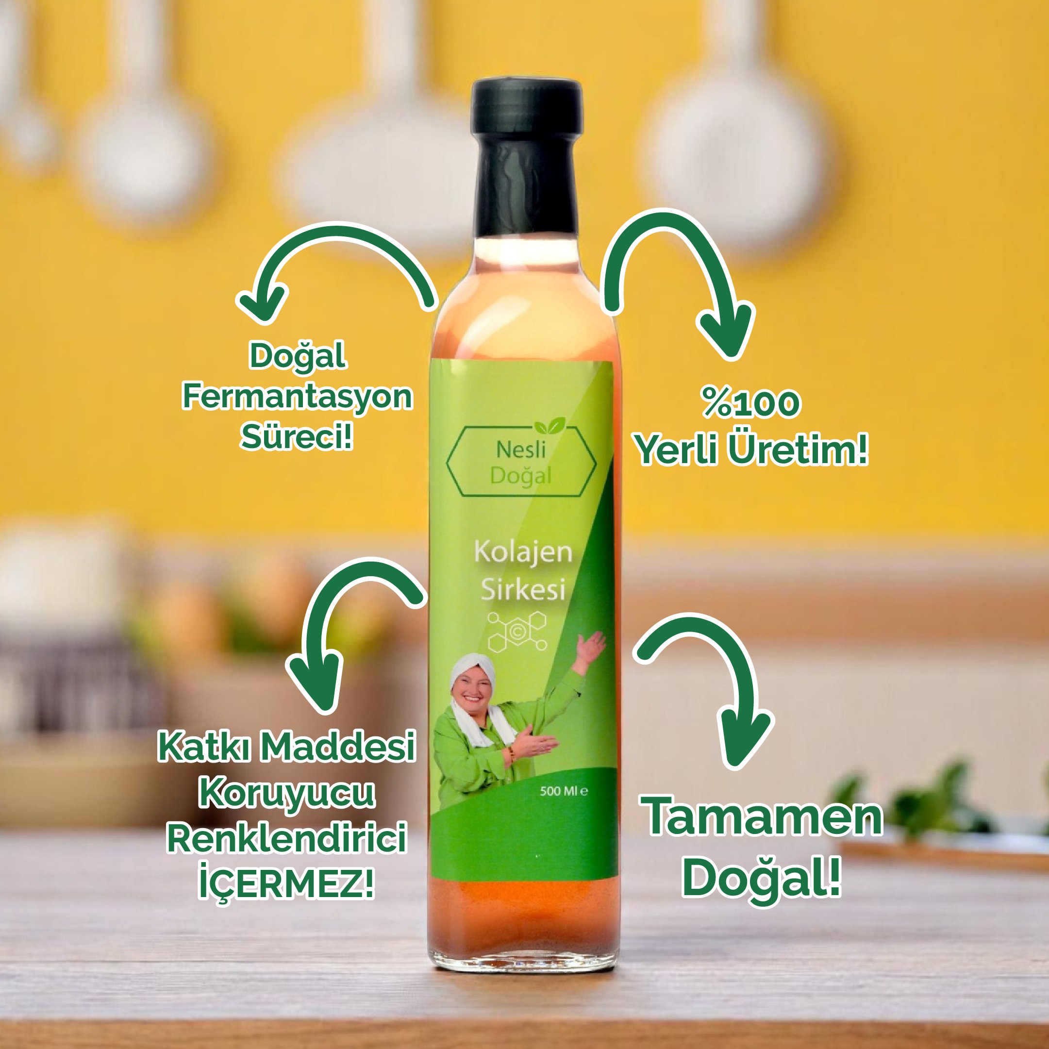 Kolajen Sirkesi 500 Ml
