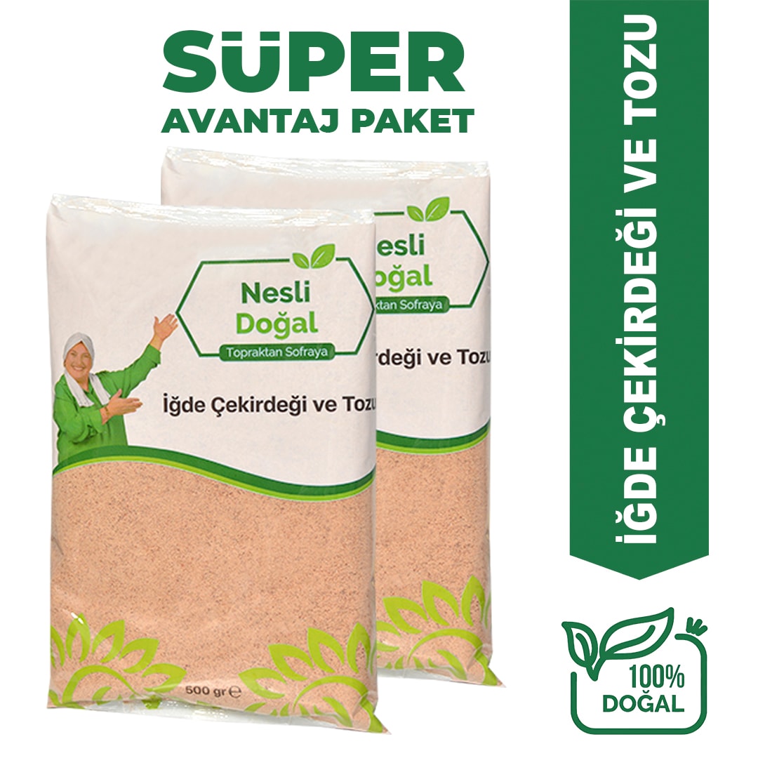 1 Alana 1 Bedava  İğde Çekirdeği ve Tozu Paketi