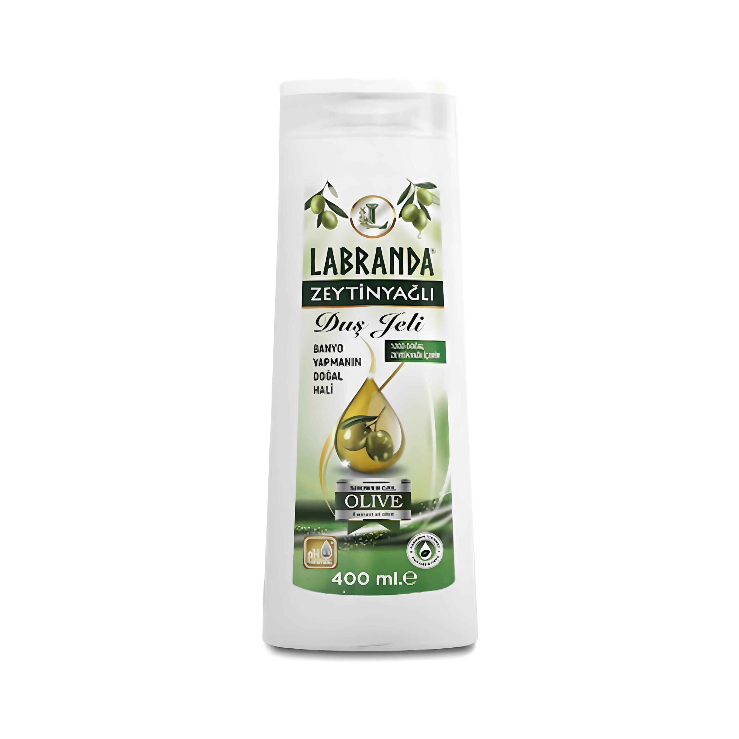 Labranda Zeytinyağlı Doğal Duş Jeli - 400 ml - Nemlendirici ve Yaşlanma Karşıtı