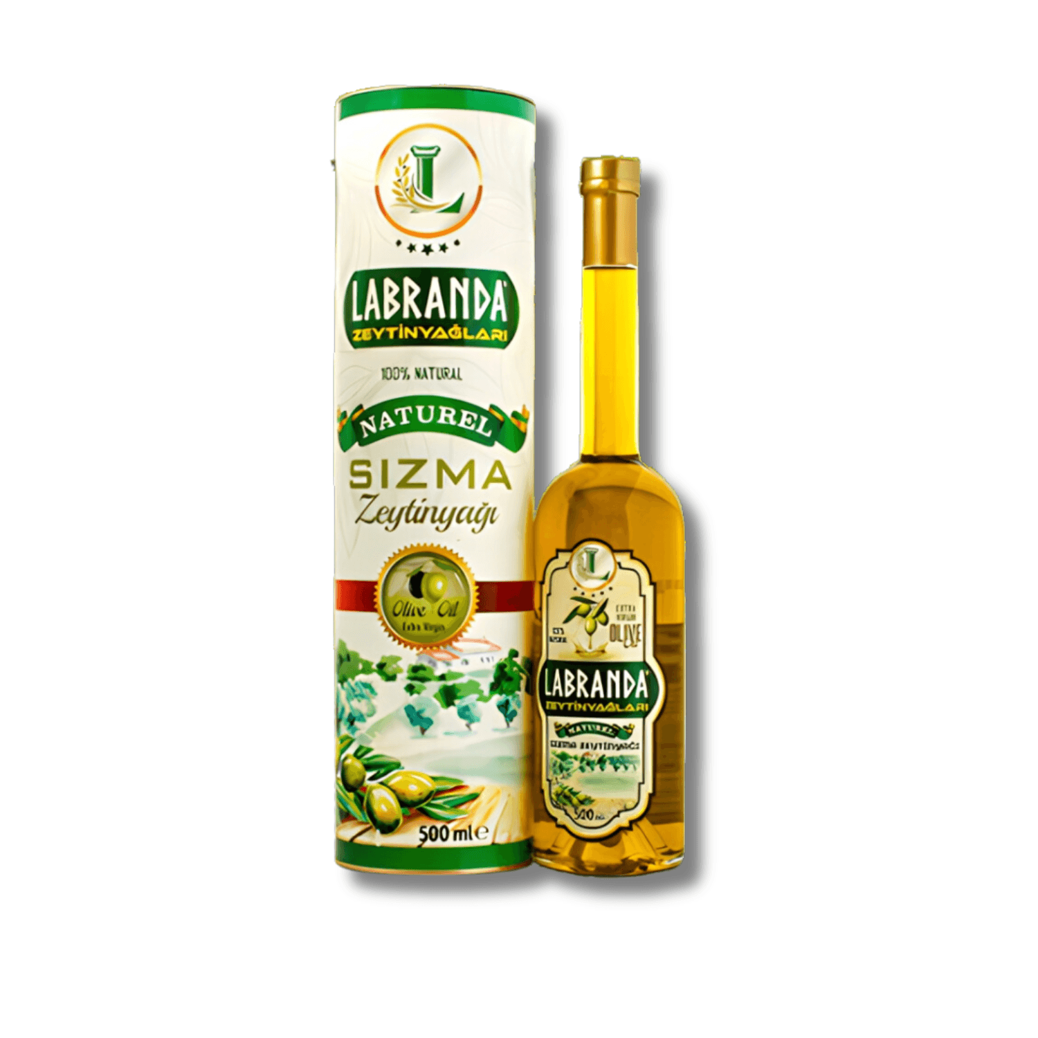 Labranda Natürel Sızma Zeytinyağı 500 ml - Extra Virgin - Terasa Cam Şişe