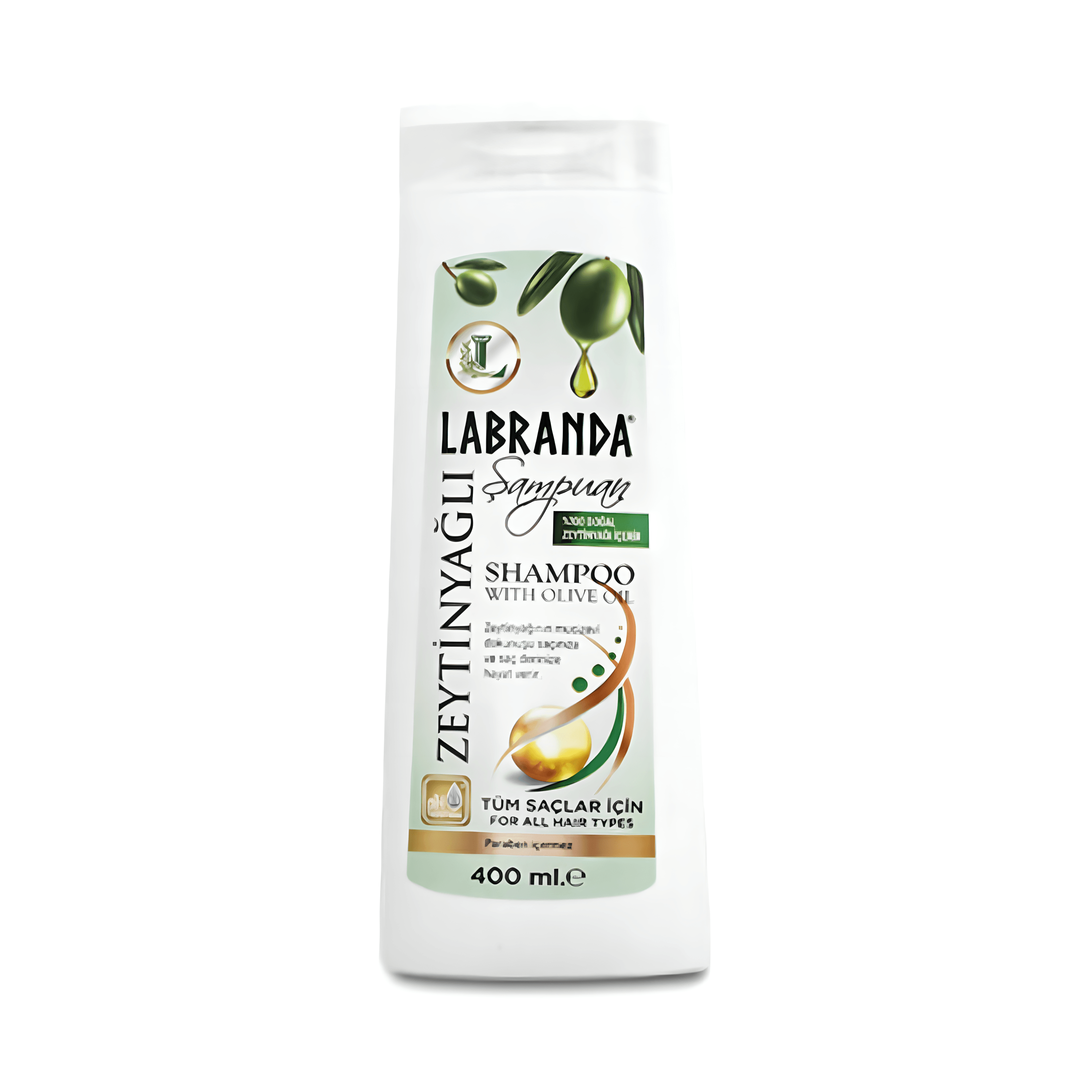Labranda Zeytinyağlı Doğal Şampuan - 400 ml - Besleyici ve Yumuşatıcı