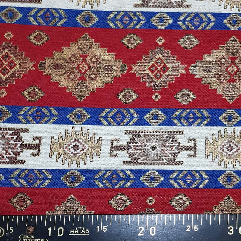 Şark Köşesi Kilim Desenli Dokuma Kumaş