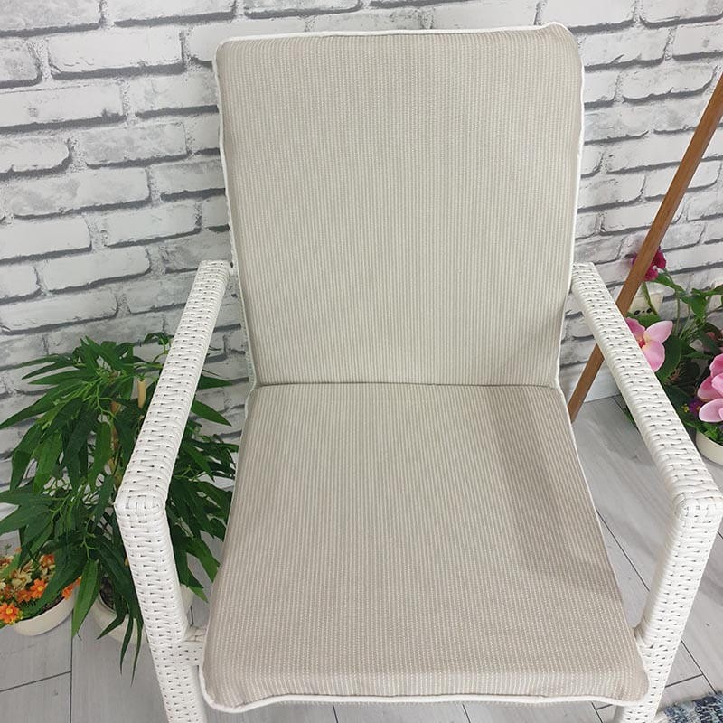 Vizon Tonlu Sandalye Minderi Oturma 42-42-5cm Sırt 42-52-5cm