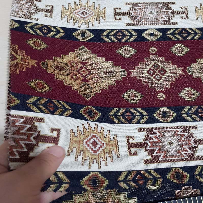 Şark Köşesi Kilim Desenli Dokuma Kumaş