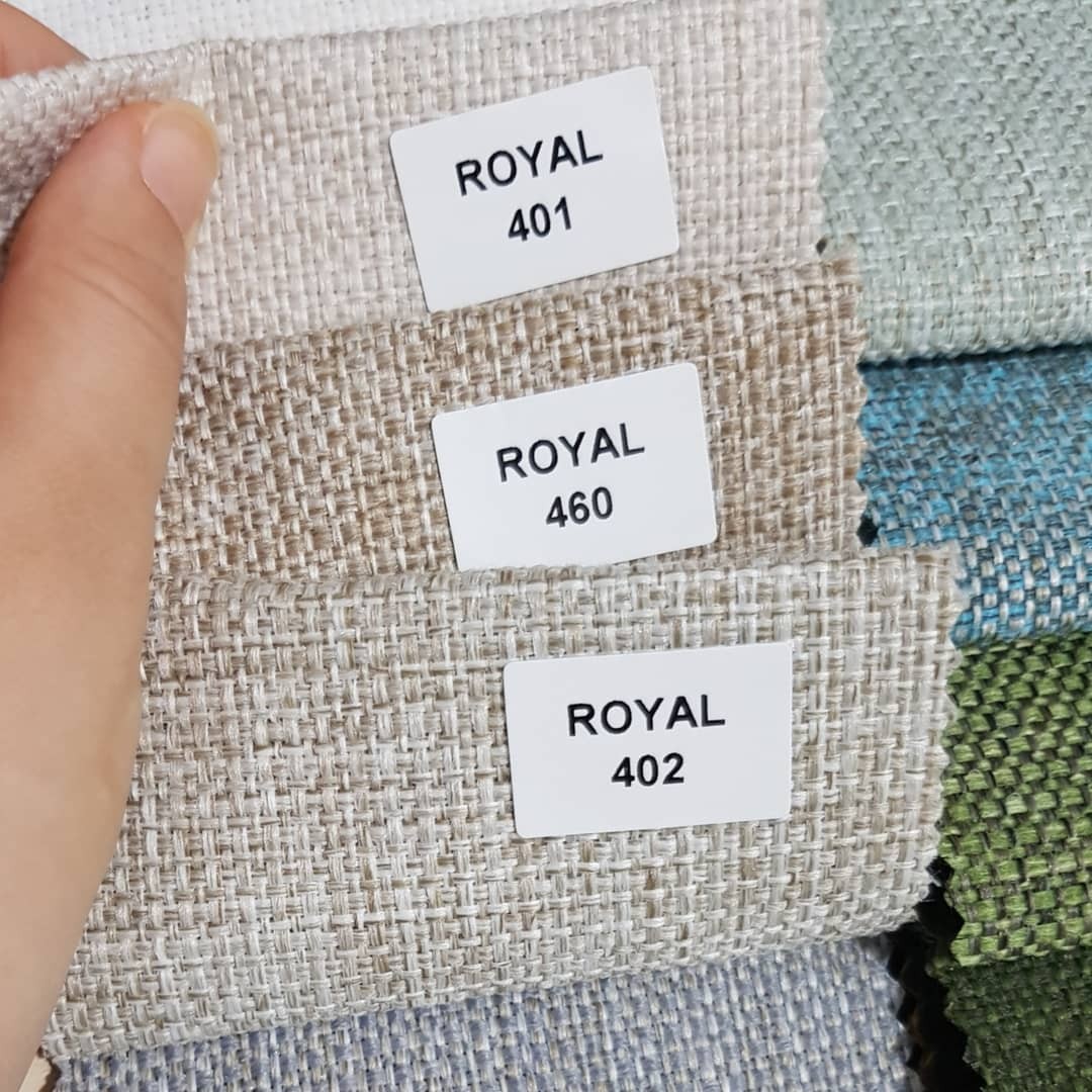 26 Renk Seçenekli Royal Keten Dokuma Döşemelik Minderlik Kumaş