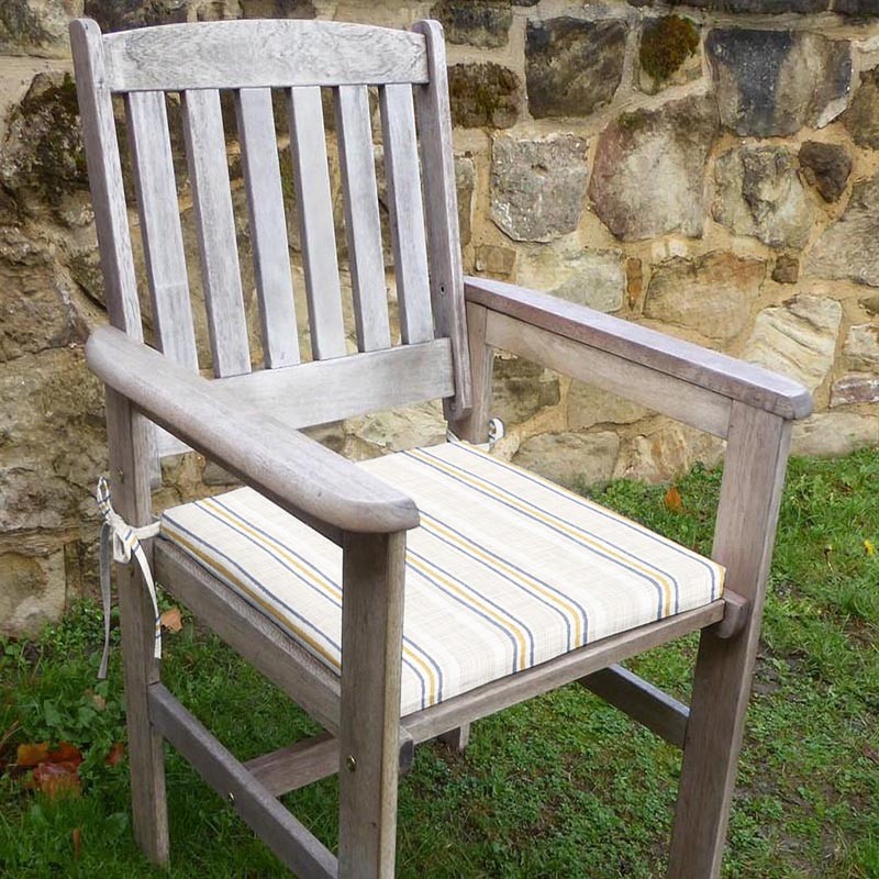Soft Desenli Sandalye Minderi 42-42-5 cm Süngerli, Fermurlı ve Bağcıklı
