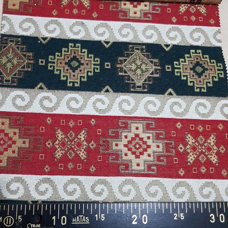 Şark Köşesi Kilim Desenli Dokuma Kumaş