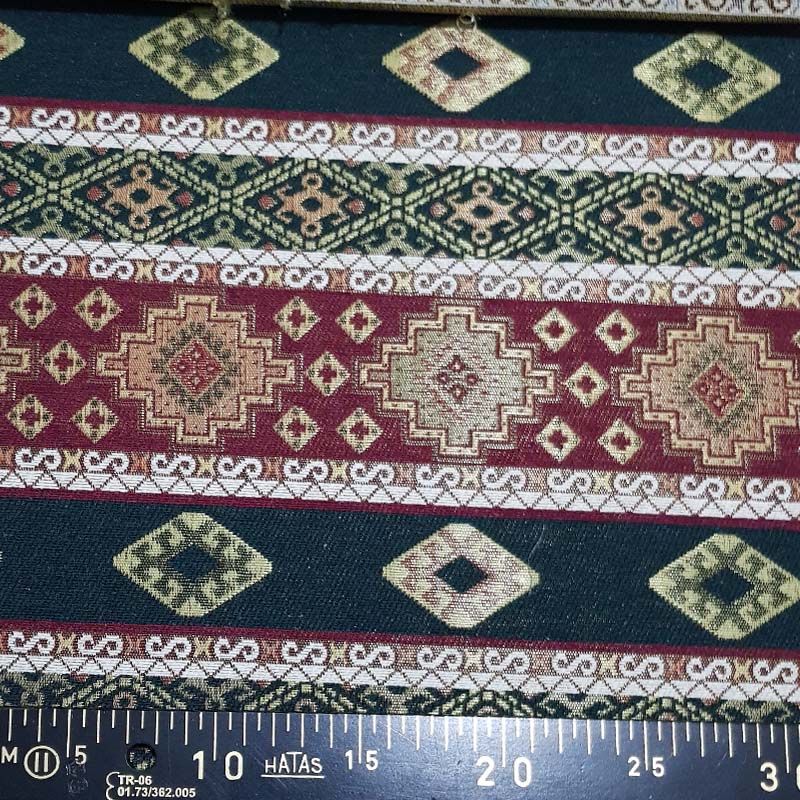 Şark Köşesi Kilim Desenli Dokuma Kumaş