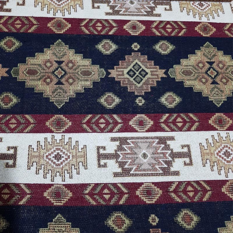 Şark Köşesi Kilim Desenli Dokuma Kumaş