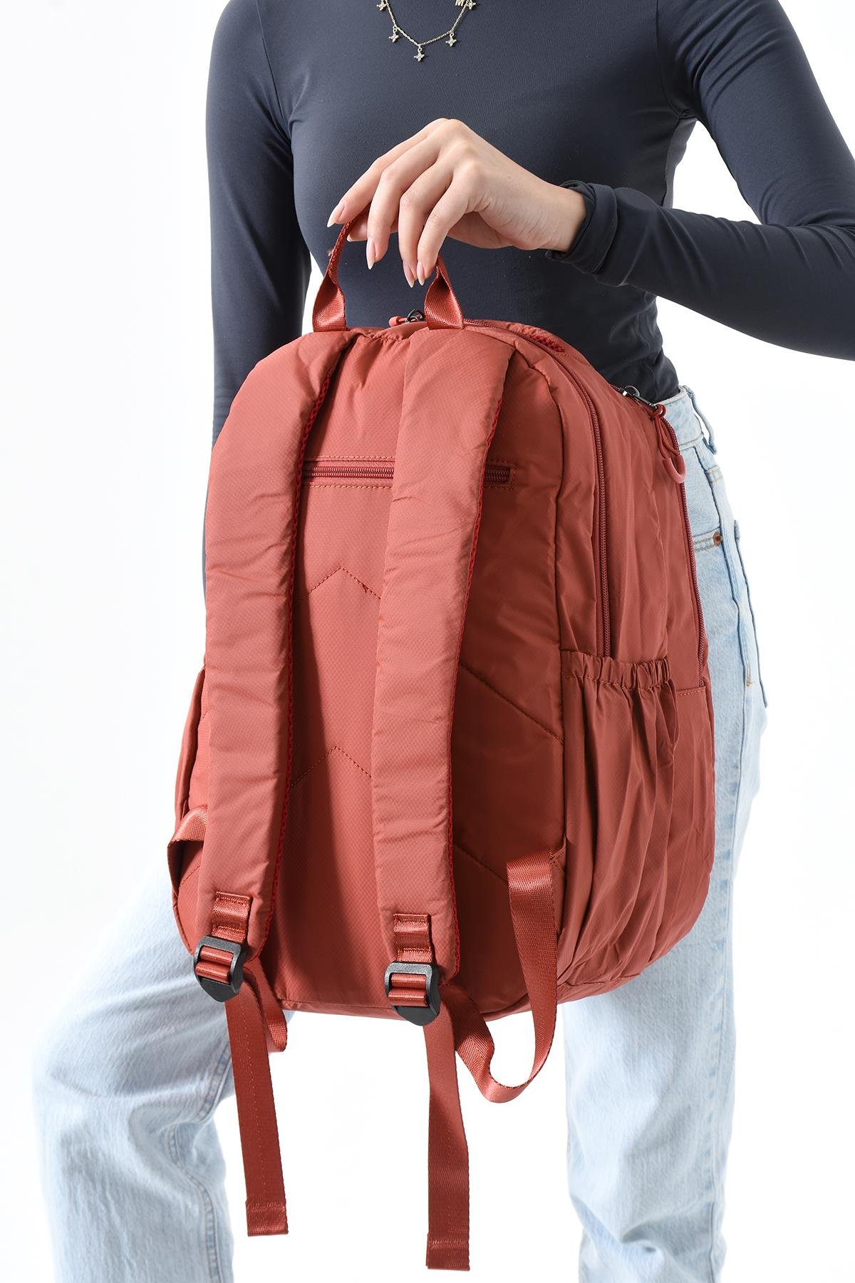 OSAKA Paraşüt Kumaş, Su Geçirmez Okul Sırt Çanta