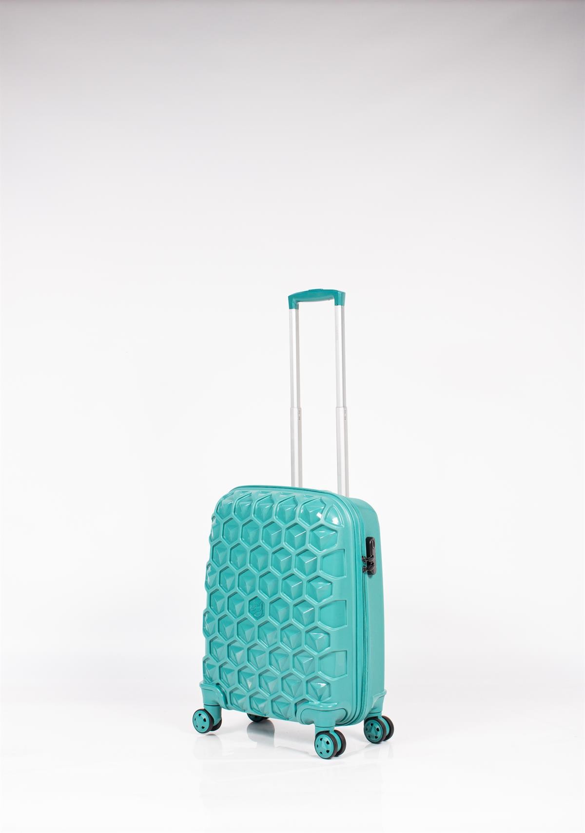 PENTA PP Plastik, Kırılmaz Kabin Boy Çekçekli Seyahat Valizi - Su Yeşili
