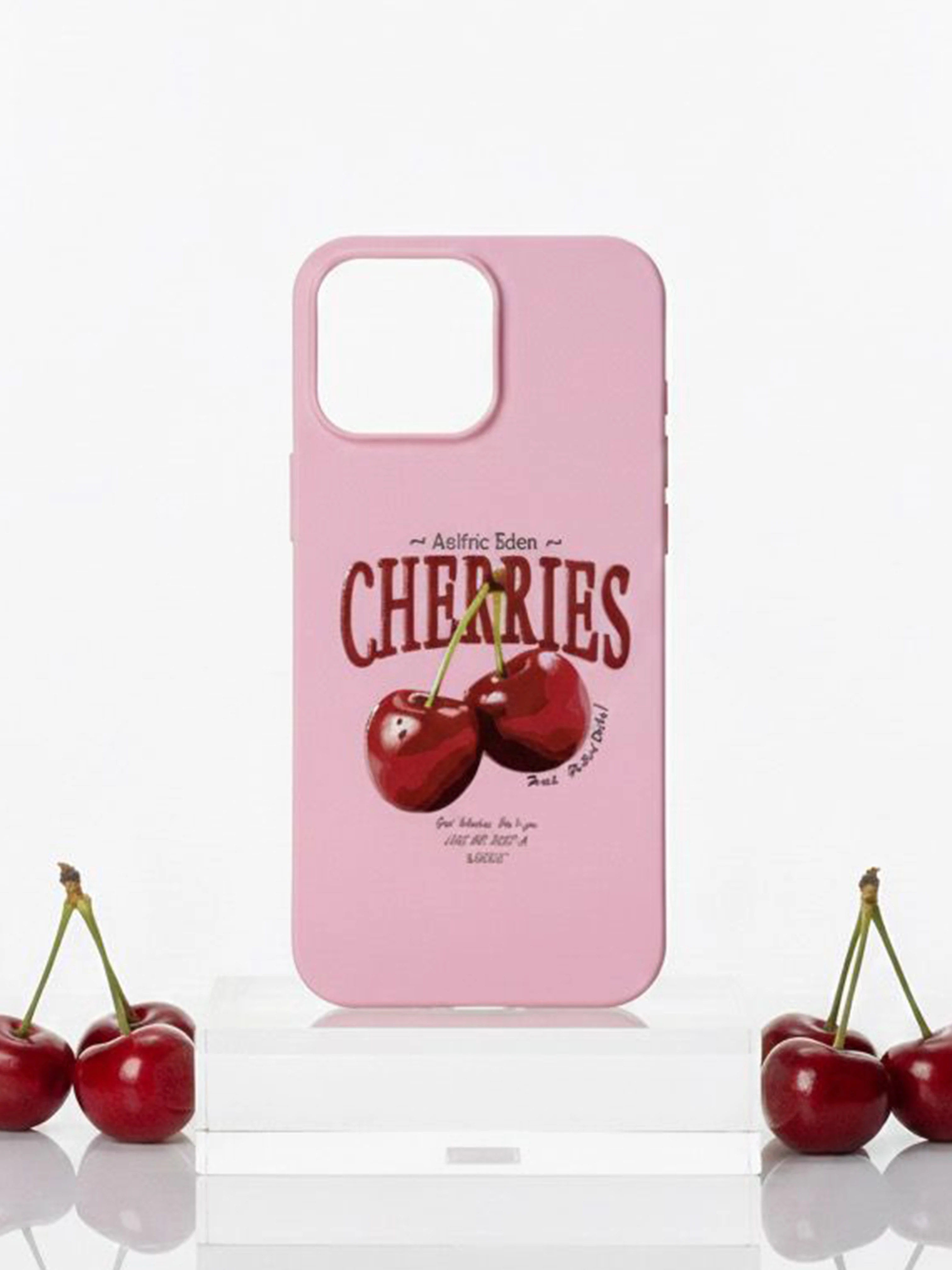 iPhone 11 Pro ile Uyumlu Kadife İç Dokulu Premium Lansman Telefon Kılıfı - Şeker Cherri