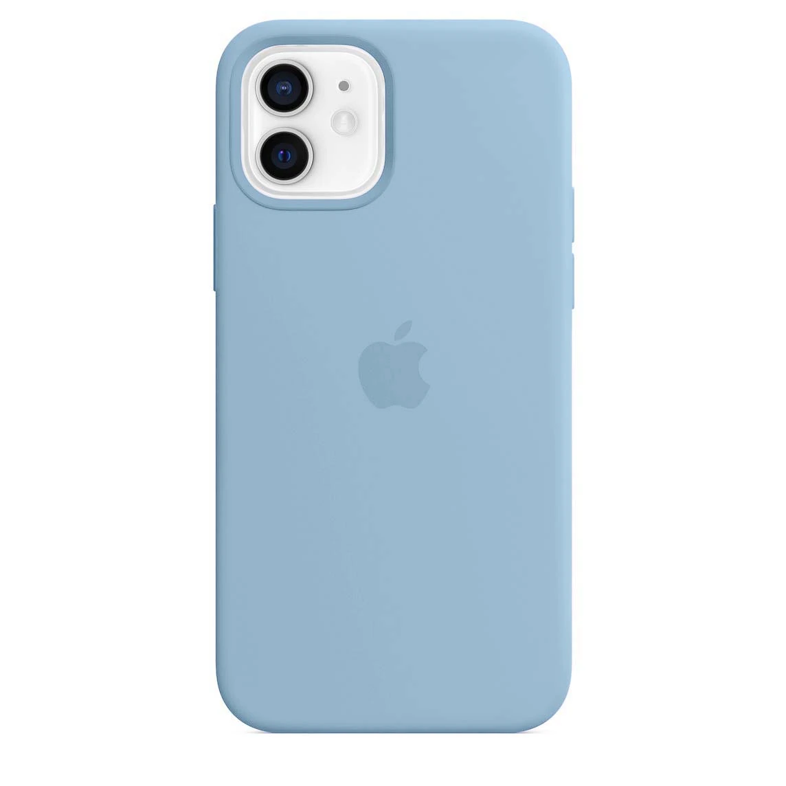 iPhone 12 / 12 Pro ile Uyumlu Kadife İç Dokulu Premium Lansman Telefon Kılıfı - Bebe Mavisi