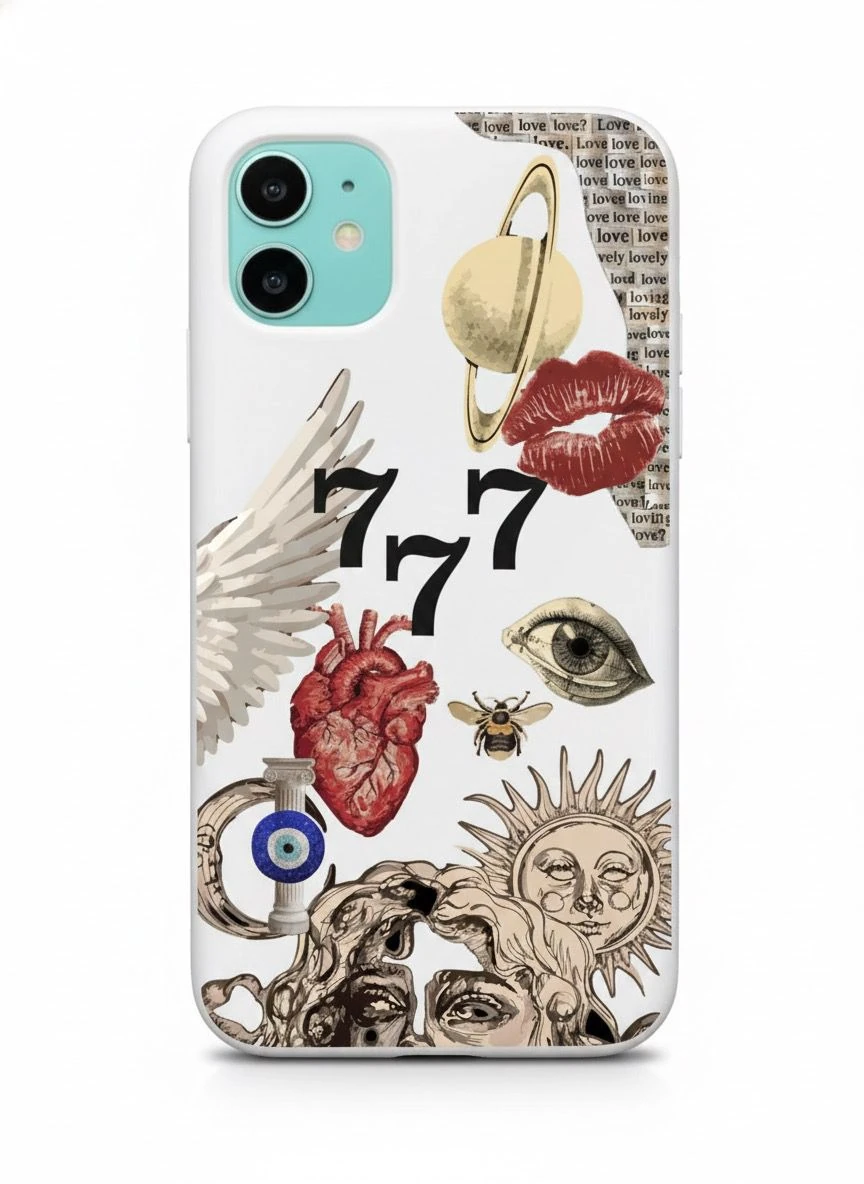 iPhone 11 ile Uyumlu Kadife İç Dokulu Premium Lansman Telefon Kılıfı - Beyaz Şans