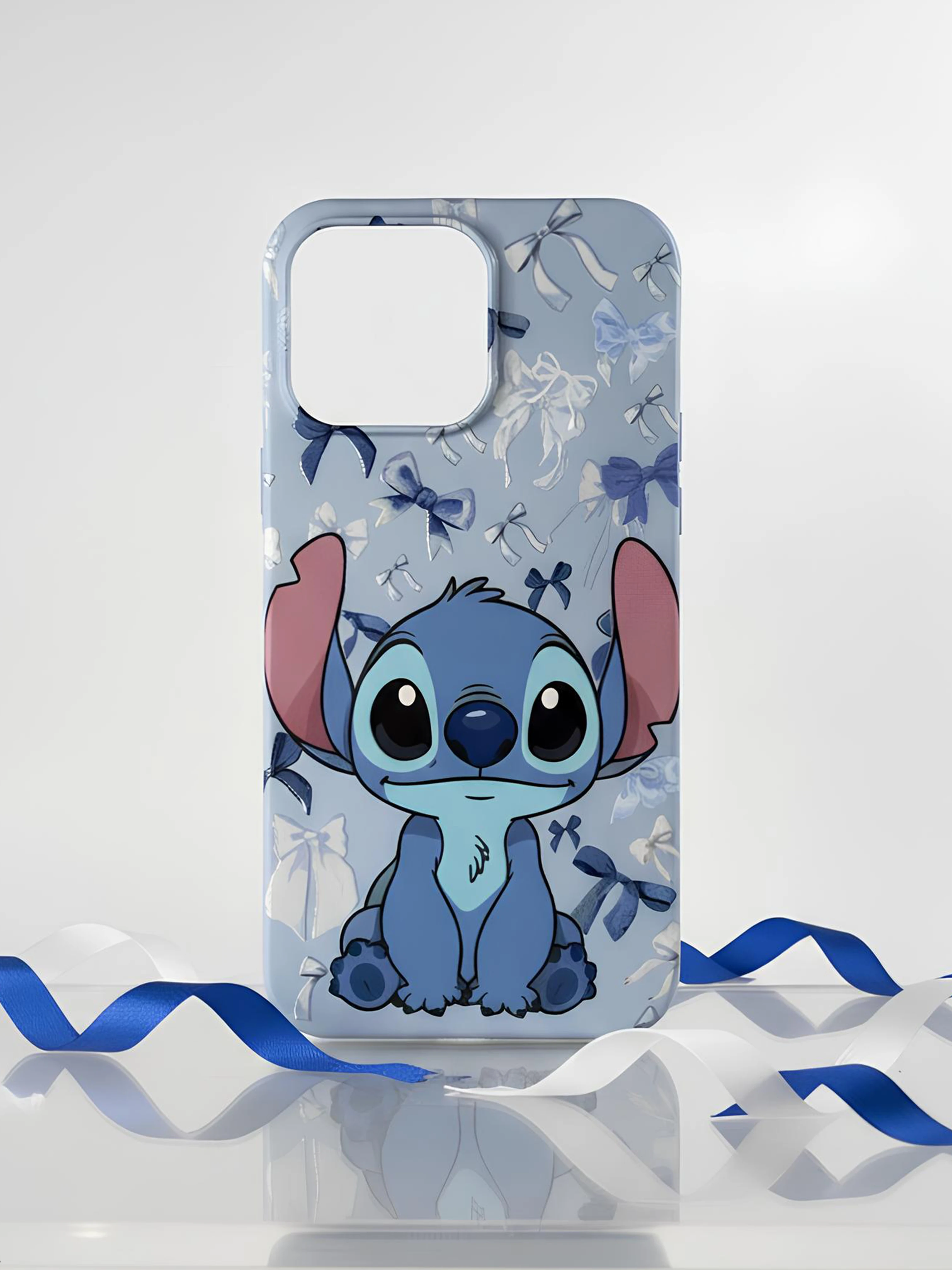 iPhone 11 Pro Max ile Uyumlu Kadife İç Dokulu Premium Lansman Telefon Kılıfı - Bebe Stitch